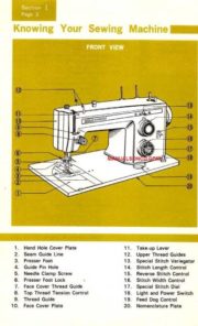 Kenmore 1400 158.14000 - 158.14003 Sewing Machine Instruction Manual