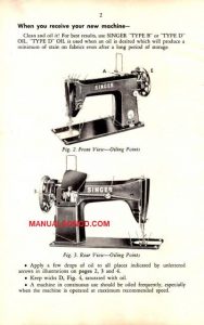 Singer 188K Sewing Machine Instruction Manual