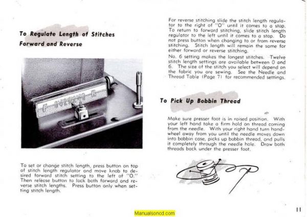 Kenmore 120.710 - 120.714 Sewing Machine Instruction Manual