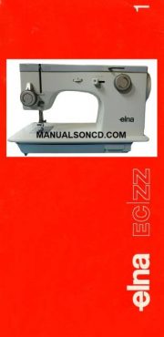 Elna EC-ZZ Sewing Machine Instruction Manual
