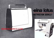 Elna Lotus EC-ZZ-SP Sewing Machine Instruction Manual