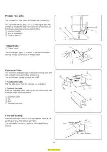 Janome - New Home DC1018 Sewing Machine Instruction Manual