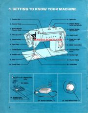 Singer 719 Sewing Machine Instruction Manual