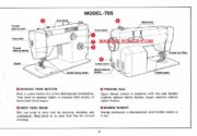 Riccar 705 - 805 Sewing Machine Instruction Manual