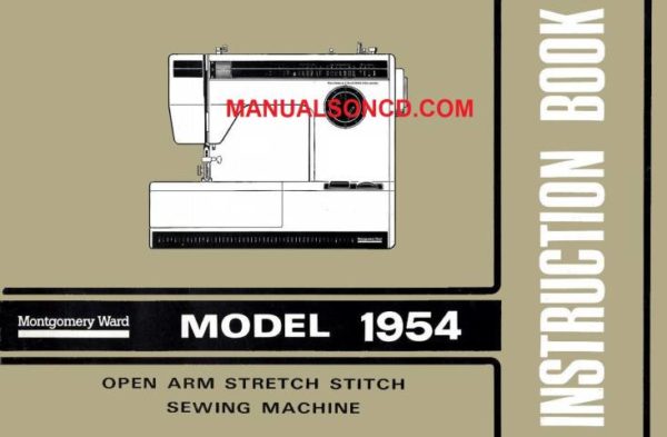 Montgomery Ward 1954 Sewing Machine Manual