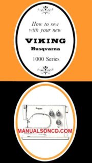 Viking Husqvarna 1000 Sewing Machine Instruction Manual