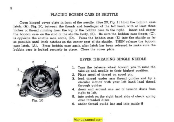White 3077 Sewing Machine Instruction Manual