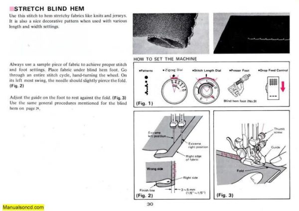 Riccar 9800 Sewing Machine Instruction Manual