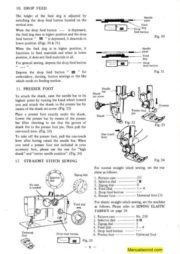 Riccar 570 Sewing Machine Instruction Manual