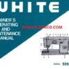 White 599 Sewing Machine Instruction Manual