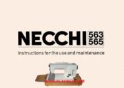 Necchi 563 - 565 Sewing Machine Instruction Manual
