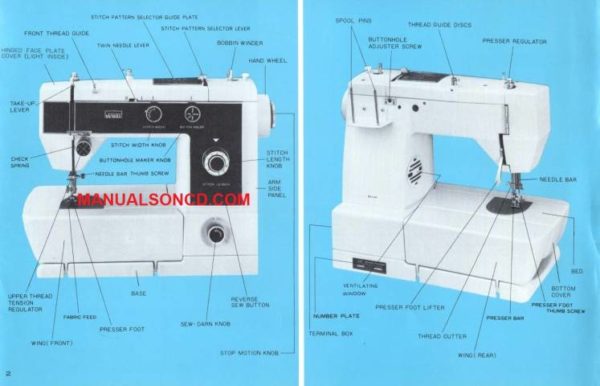 Montgomery Ward UHT-J1429 Sewing Machine Manual