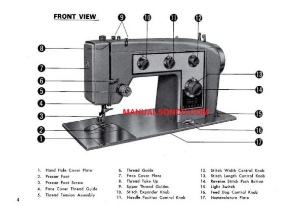 Kenmore 158.18010 - 18011 Sewing Machine Manual