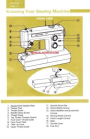 Kenmore 158.1352 - 158.13521 Sewing Machine Manual