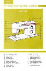 Kenmore 158.13470 - 158.13471 Sewing Machine Manual