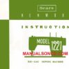Kenmore 148.12210-148.1221 Sewing Machine Manual