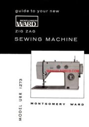 Montgomery Ward URR 1273 Sewing Machine Manual