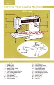 Kenmore 158.12510 - 158.12511 Sewing Machine Manual