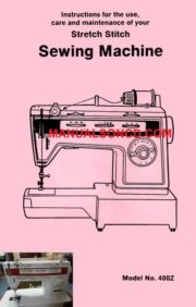 Dressmaker 400Z Sewing Machine Manual - JCPenney - Nelco