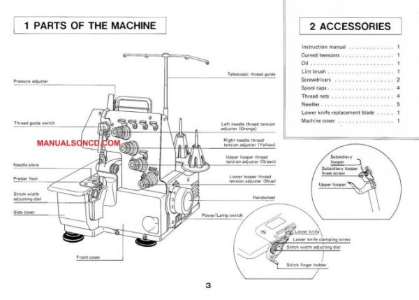 Baby Lock BL4-428 Overlock Sewing Machine Manual