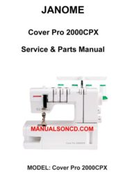 Janome 2000CPX Sewing Machine Service-Parts Manual