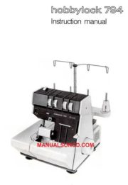 Pfaff 794 - 796 Hobby Lock Sewing Machine Instruction Manual