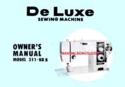 DeLuxe 311-BBS Sewing Machine Instruction Manual