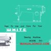 White 263 Sewing Machine Instruction Manual