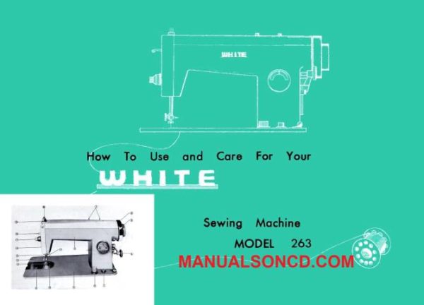 White 263 Sewing Machine Instruction Manual