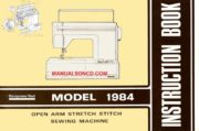 Montgomery Ward 1984 Sewing Machine Instruction Manual