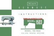 Kenmore 158.15030 Sewing Machine Instruction Manual