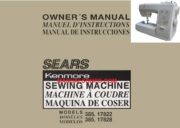 Kenmore 385.17822490 - 385.17822 Sewing Machine Manual