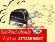 Free Westinghouse Zigzag Attachment Sewing Machine Manual