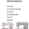 LARGE-PRINT Service Manual for Singer Sewing Machines 4411 4423 4432 4443  4452