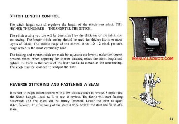 Kenmore 148.12200 - 148.12201 Sewing Machine Manual