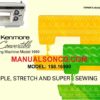 Kenmore 158.16900 Sewing Machine Instruction Manual