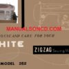 White 262 Sewing Machine Instruction Manual