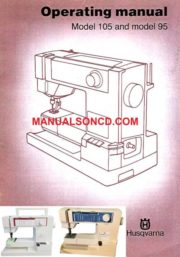 Husqvarna 105 - 95 Sewing Machine Instruction Manual
