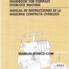 Brother 734DS Overlock Sewing Machine Instruction Manual