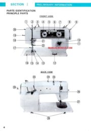 White 645 Sewing Machine Instruction Manual