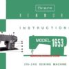 Kenmore 158.1653 - 158.16530 Sewing Machine Manual