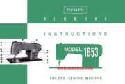 Kenmore 158.1653 - 158.16530 Sewing Machine Manual