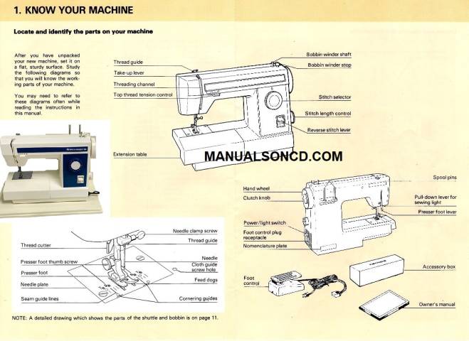 Kenmore 158.1255180 - 158.1255181 Sewing Machine Manual