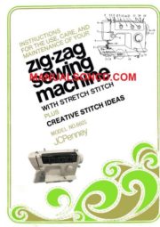 JCPenney 6601 Sewing Machine Instruction Manual