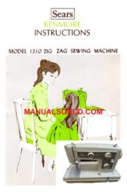 Kenmore 148.1310 - 148.13100 - 13101 Sewing Machine Manual