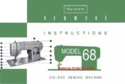 Kenmore 158.68 - 158.680 Sewing Machine Instruction Manual