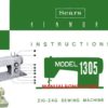 Kenmore 158.13050 Sewing Machine Instruction Manual