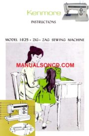 Kenmore 158.16250 Sewing Machine Instruction Manual