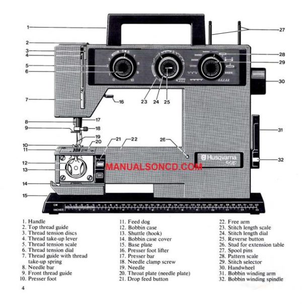 Viking 5640 Vanessa Sewing Machine Instruction Manual