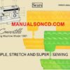 Kenmore 158.1581 - 158.15810 Sewing Machine Manual